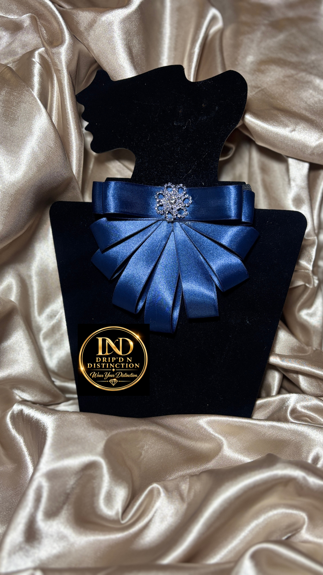 DND Signature "Crown’d N Blue" Neck Tie
