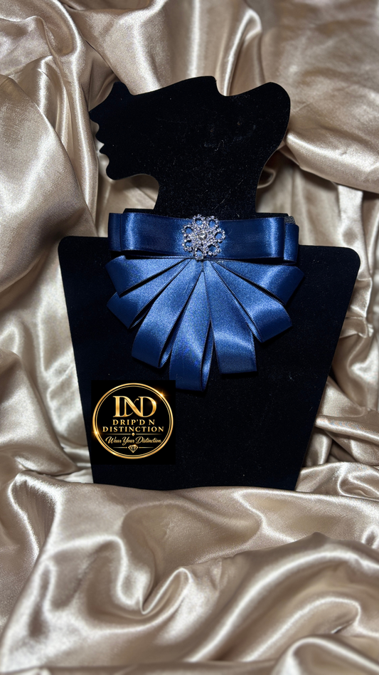 DND Signature "Crown’d N Blue" Neck Tie